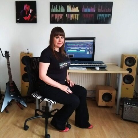 Joanne O'Dowd in her studio